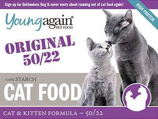 young again cat food